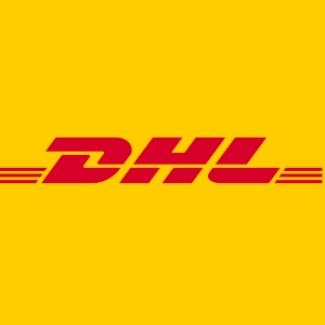 DHL courier company logo